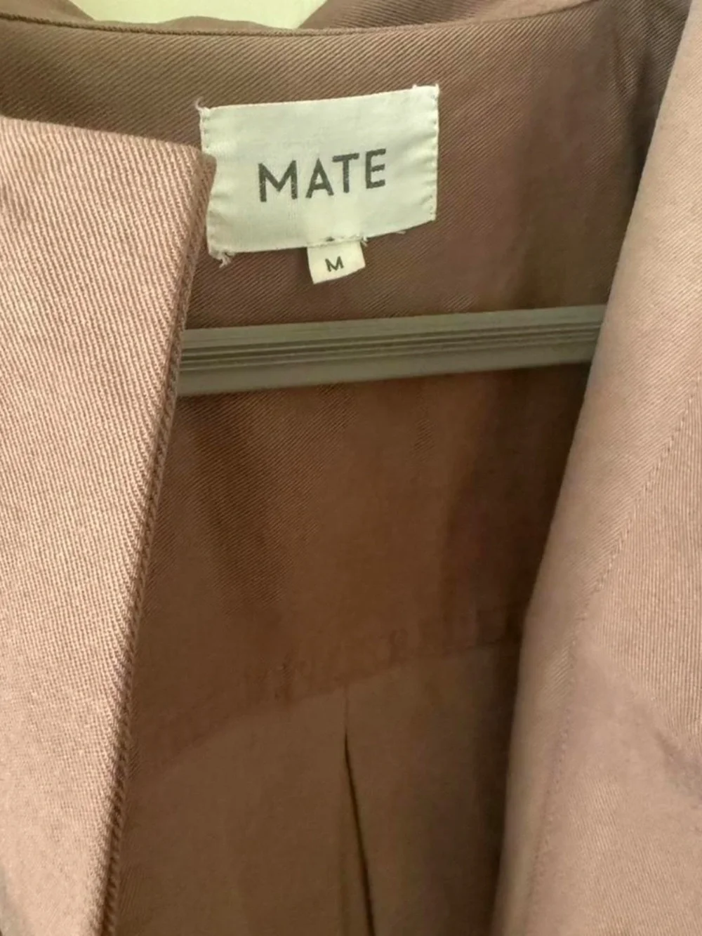 Mate the label tencel twill utility jacket medium NWT